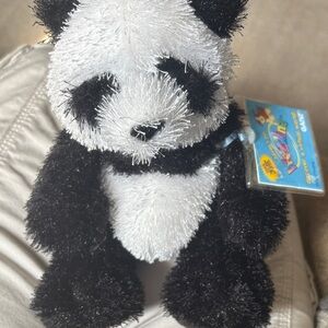 Plush Black & White Panda Stuffed Animal - Soft Cuddly Toy